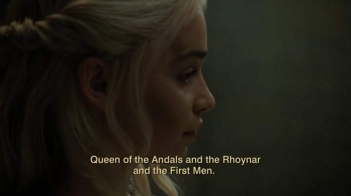 Daenerys' titles in S04E10- The Children